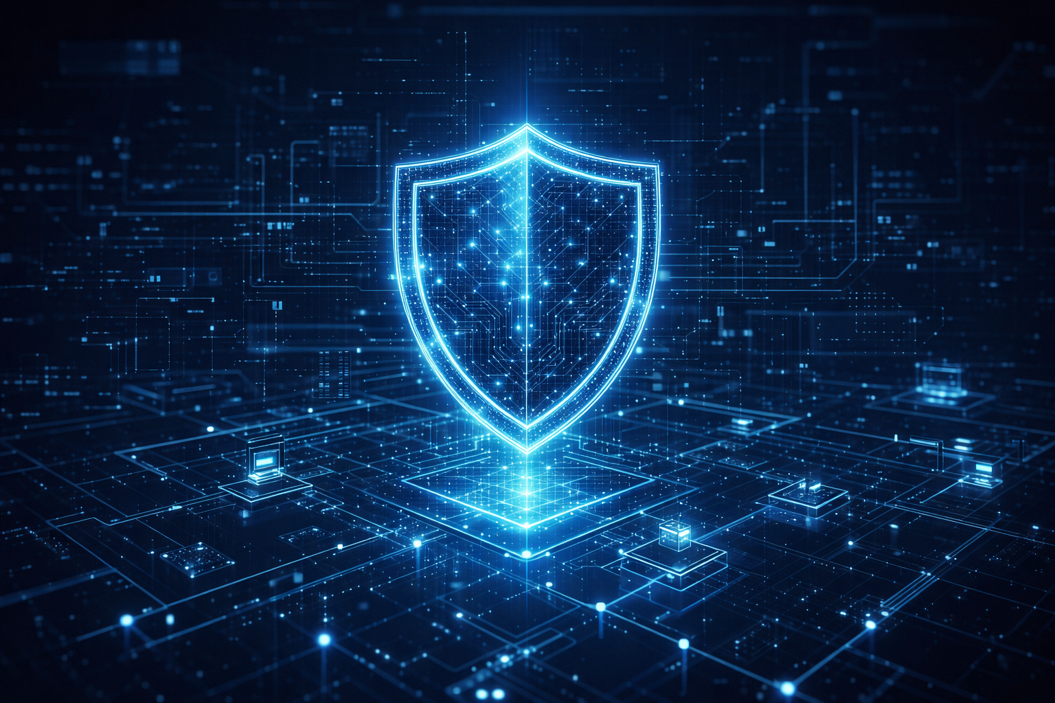 Cybersecurity architecture visual
